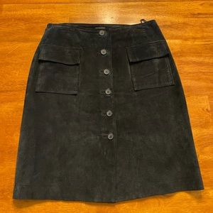 Mossimo Supply Co black leather skirt